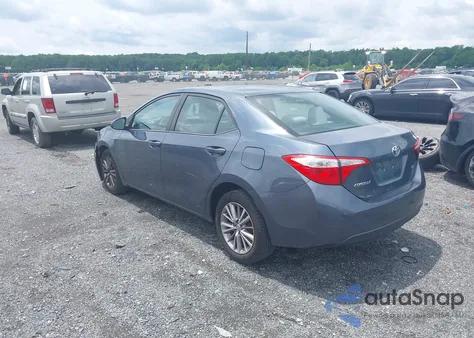 2014 Toyota Corolla Le Plus из США, поврежденный, VIN 2T1BURHE3EC138484